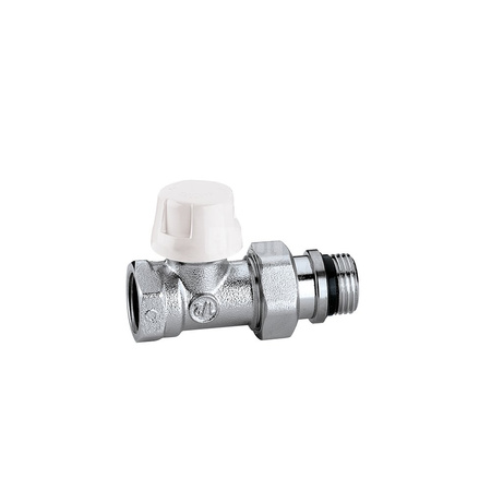 Prosty zawór termostatyczny z nastawą wstępną 1/2"
