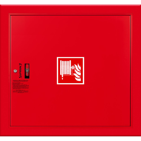 Hydrant DN25 FIT wnękowy, wąż 20m, zamek patent, RAL 3000