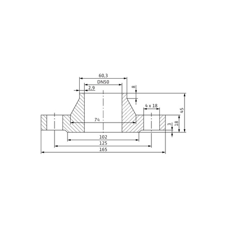 Akcesorium do pomp (zestaw przeciwkołnierzy), WILO - Zestaw przeciwkołnierzy DN 50, PN 10
