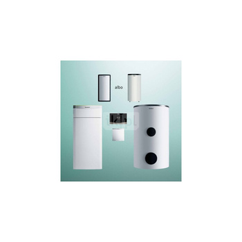 Pakiet systemowy OZE - Pompa ciepła gruntowa solanka-woda VAILLANT VWF 157/4 flexoTHERM 19.6kW 400V + Regulator sensoCOMFORT VRC 720 + Zasobnik c.w.u. VIH RW400/3BR