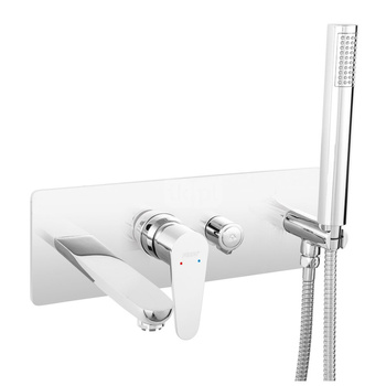 ALGEO bateria wannowa podtynkowa ścienna, chrom