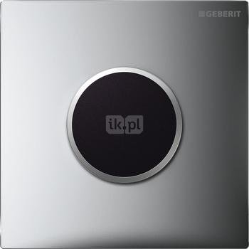 Elektroniczny zawór spłukujący Geberit do pisuaru, zasilanie 230V, Typ 10, chrom bł.-chrom mat