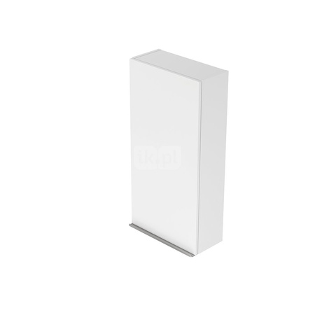 SZAFKA WISZĄCA VIRGO 40 BIAŁA Z CZARNYM UCHWYTEM ZMONT.