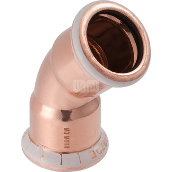 Kolano GEBERIT Mapress Kupfer Miedź x Miedź 22mm x 22mm DN 20 x DN 20 (Mufa zaciskowa x Mufa zaciskowa)