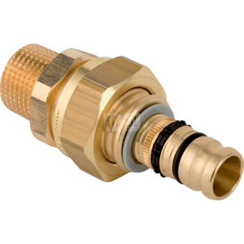 Śrubunek  GEBERIT  Mepla przejściowy z gwintem zewn. Miedź  x Miedź 32mm  DN 25 x 1 1/4'' (Końcówka wciskowa x Gwint zewnętrzny gazowy stożkowy)