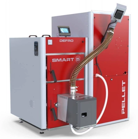 Kocioł Defro na pellet smart ekopell12 kW prawy