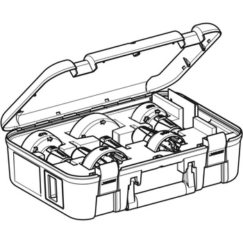Zestaw skrobaków Geberit w walizce, d56-110