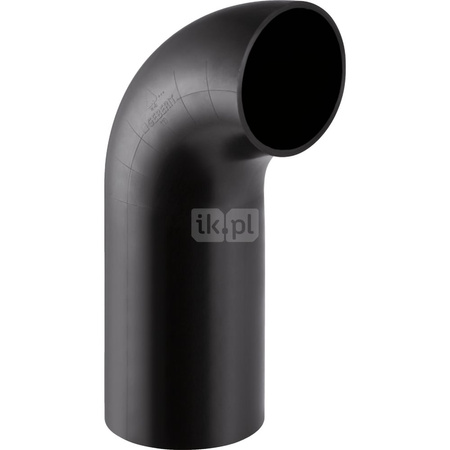 Kolano GEBERIT HDPE Polietylen x Polietylen 56mm x 56mm (Króciec z tworzywa sztucznego do spawania/zgrzewania x Króciec z tworzywa sztucznego do spawania/zgrzewania)