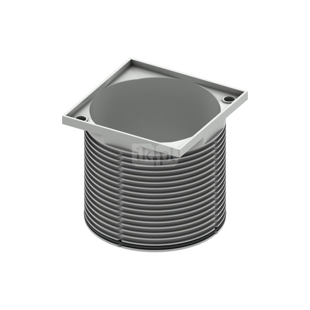 TECEdrainpoint S - nasadka z ramką rusztu z tworzywa sztucznego 100 x 100 mm