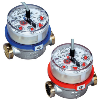 WODOMIERZ CW 2,5 m3/h /MID=4,0/ GZ-1" Z IMPULSATOREM 100/impuls - niklowany