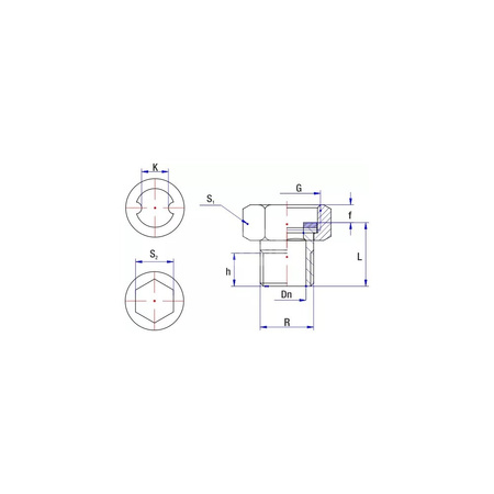 Półśrubunek redukcja RUMET Mosiądz 1'' x 3/4'' (GW x GZ)