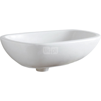 Umywalka Citterio stawiana na blat 56x40cm, bez przelewu, KT