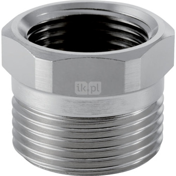 Złączka GEBERIT MeplaTherm przejściowa Mosiądz Nikiel x Mosiądz x 1/2' (Eurokonus x Gwint wewnętrzny metryczny)