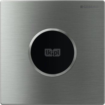 Elektroniczny zawór spłukujący Geberit do pisuaru, zasilanie 230V, Typ 10, stal nierdz.