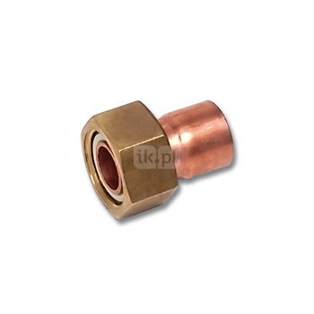 Półśrubunek SANHA 5240g Miedź 22 mm x 1'' (LW x GW)