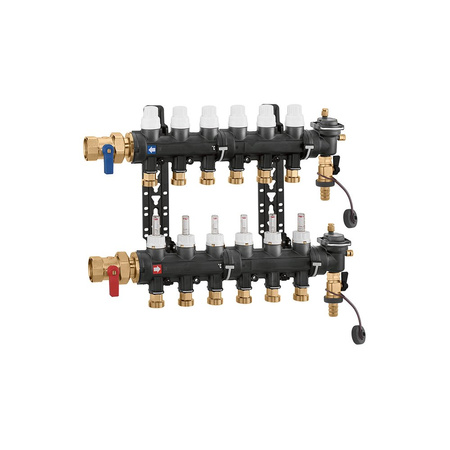Zespół rozdzielaczy bez skrzynki 1" GW, ilość wyjść 3