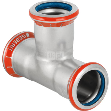 Trójnik Geberit Mapress C-Stahl FKM równoprzelotowy d88,9