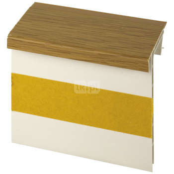 LISTWA PRZYPODLOGOWA DYWANOWA T - biala