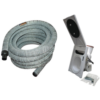 Zestaw podłączeniowy HAH z wężem ssącym 18 mb w otulinie, gniazdo białe