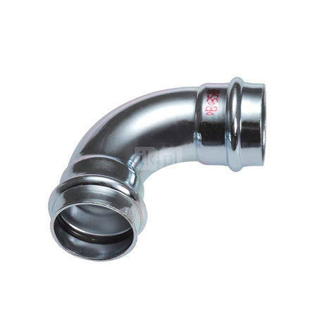 Carbon Łuk Dwukielichowy 90º 22mm