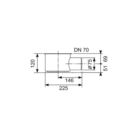 TECEdrainline - Kolano odpływowe