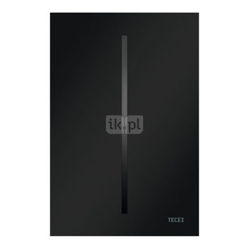 TECEfilo - Velvet-mechanizm spłukujący elektroniczny do pisuaru U2, zasilanie bateria 7,2, z powłoką Fenix, czarny (Nero Ingo)