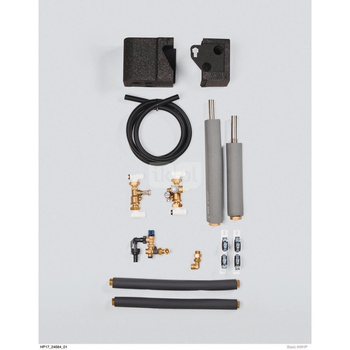 Zestaw przyłączeniowy uniTOWER naścienny (zawiera elastyczne podłączenia wyk. stal nierdzewna, wspornik ścienny, zawór bezp c.w.