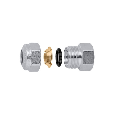 Złączka z gwintem wewnętrznym, wykończenie: chrom F. 1/2"-10CR