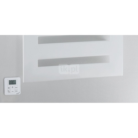 Grzejnik Zehnder Metropolitan Bar MEP-150-050 - 500 mm, kolor (Code0521) White Quartz, złącze Code S012, konsole scienne Metropolitan, 4 zestawy naścienne