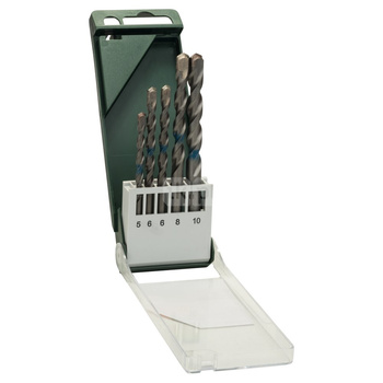 5-częściowy zestaw Wierteł do betonu 5,0 x 85, 6,0 x 100, 6,0 x 100, 8,0 x 120, 10,0 x 120