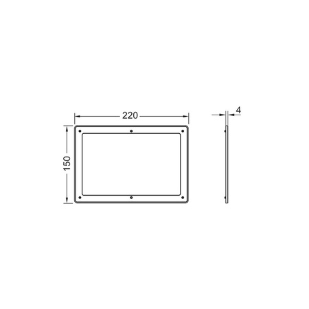 TECEsolid - ramka dystansowa, biała