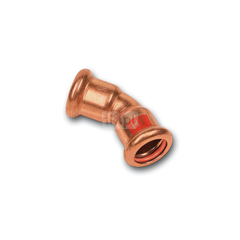 Łuk 45' SANHA Press Solar Miedź 18 mm x 18 mm (ZW x ZW)