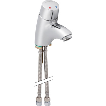 Samozamykająca bateria umywalkowa Geberit Typ 26, z mieszaczem