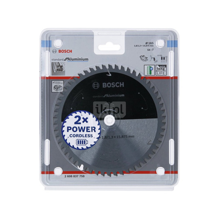 Ostrze do piły tarczowej bezprzewodowej Standard for Aluminium 140 x 1,6 / 1,1 x 10 T50