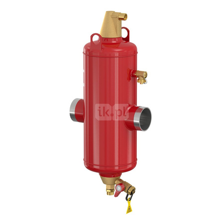 Flamcovent Clean 125 S, Absorbcyjny separator powietrza i osadu z komorą zanieczyszczeń, spawany