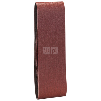 3-częściowy zestaw taśm szlifierskich do szlifierek taśmowych, wersja czerwona K = 60