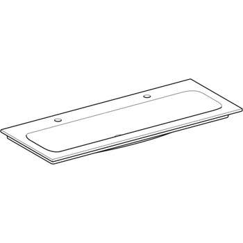 Umywalka iCon meblowa 120 cm, z otworem z lewej i prawej, bez przelewu,