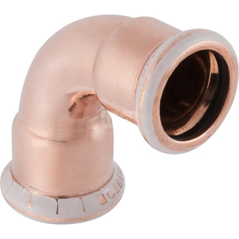 Kolano GEBERIT Mapress Kupfer Miedź x Miedź 22mm x 22mm DN 20 x DN 20 (Mufa zaciskowa x Mufa zaciskowa)