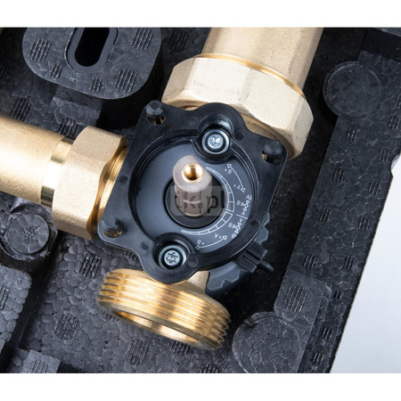 Grupa pompowa PrimoTherm 180-2 DN25 Vario, zawór mieszający, siłownik ARM 343, bez pompy