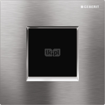 Elektroniczny zawór spłukujący Geberit do pisuaru, zasilanie 230V, Typ 30, chrom szczotk.-chrom bł.