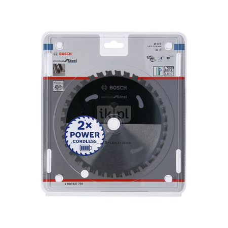 Ostrze do piły tarczowej bezprzewodowej Standard for Steel 173 x 1,6 / 1,1 x 20 T36