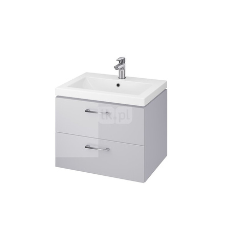 SET 966 LARA COMO 60 SZARY DSM (SZAFKA + UMYWALKA)