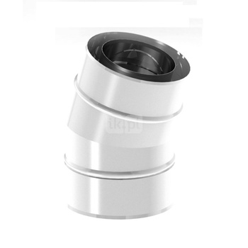 Kolano sztywne 15st. fi110/160mm z uszczelką