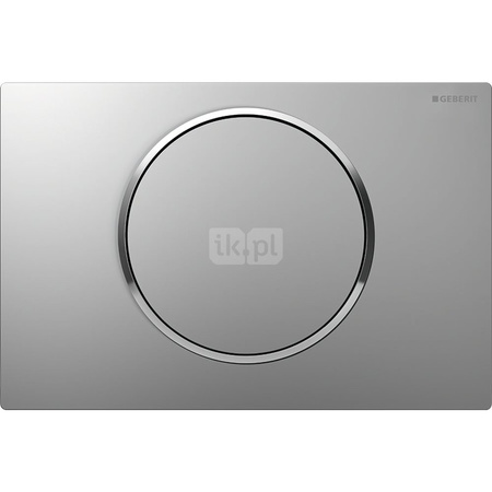 Przycisk uruchamiający Geberit Sigma10, przedni, chrom mat, easy-to-clean