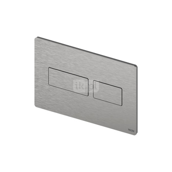 TECEsolid - przycisk spłukujący do WC z metalu, stal nierdzewna szczotkowana