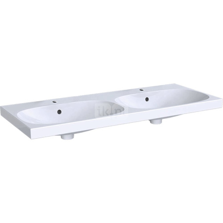 Umywalka podwójna Acanto, B120, do dolnej szafki, łatwy montaż