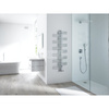 Grzejnik drabinkowy ZEHNDER Yucca Asym, 1304/478mm, kolor Chrom, moc 371W