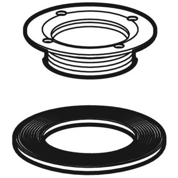 Kołnierz mocujący syfonu brodzikowego 52 z uszczelką