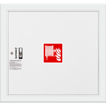 Hydrant DN25 FIT wnękowy, wąż 20m, zamek patent, RAL 9003