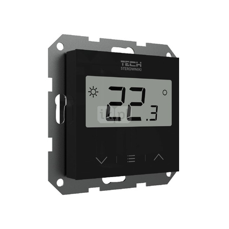 Bezprzewodowy regulator pokojowy czarny, model F-8z